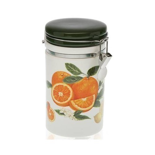 TARRO COCINA VERSA NARANJAS 18CMS HERMETICO CERAM